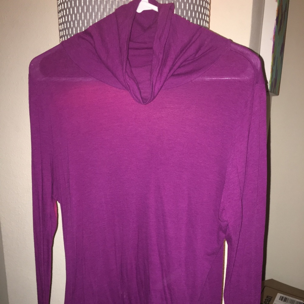 Old Navy Magenta turtle neck shirt.